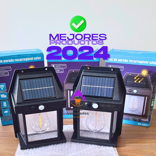 LÁMPARA QUE SE RECARGA CON ENERGÍA SOLAR